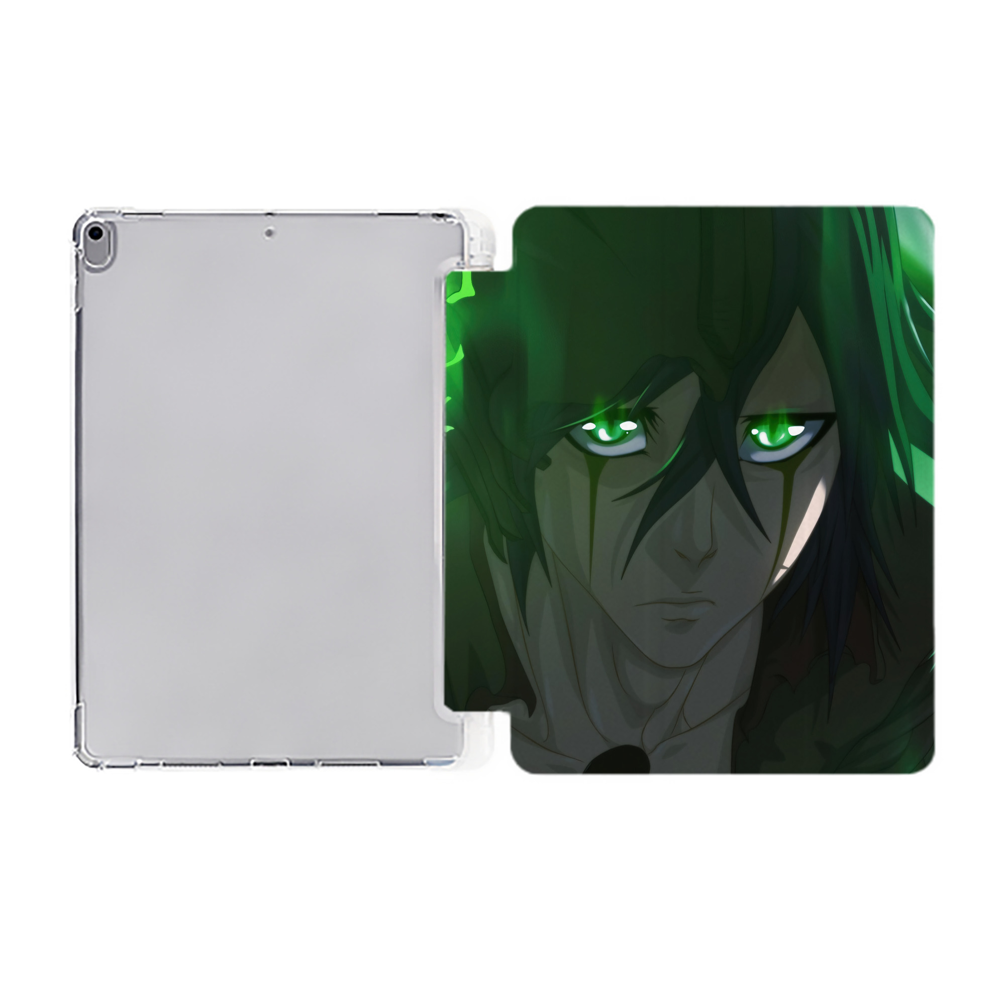 （画像用） ブリーチ BLEACH IPad ケース ペン収納付き 三つ折りスタンド PUレザー×シリコン 対応機種9.5/10.5/10.9インチ